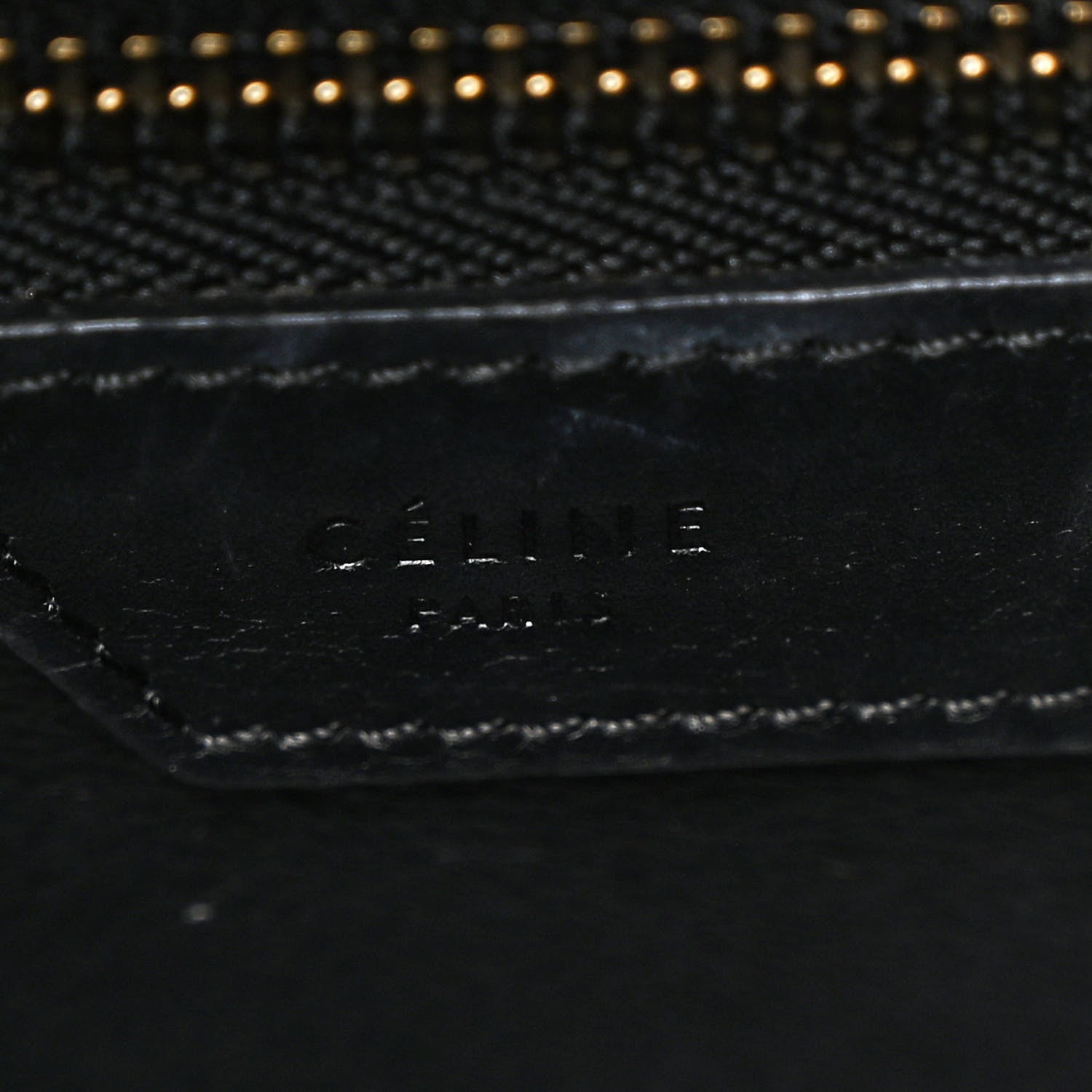 Celine Smooth Calfskin Micro Luggage Black 6 of 11