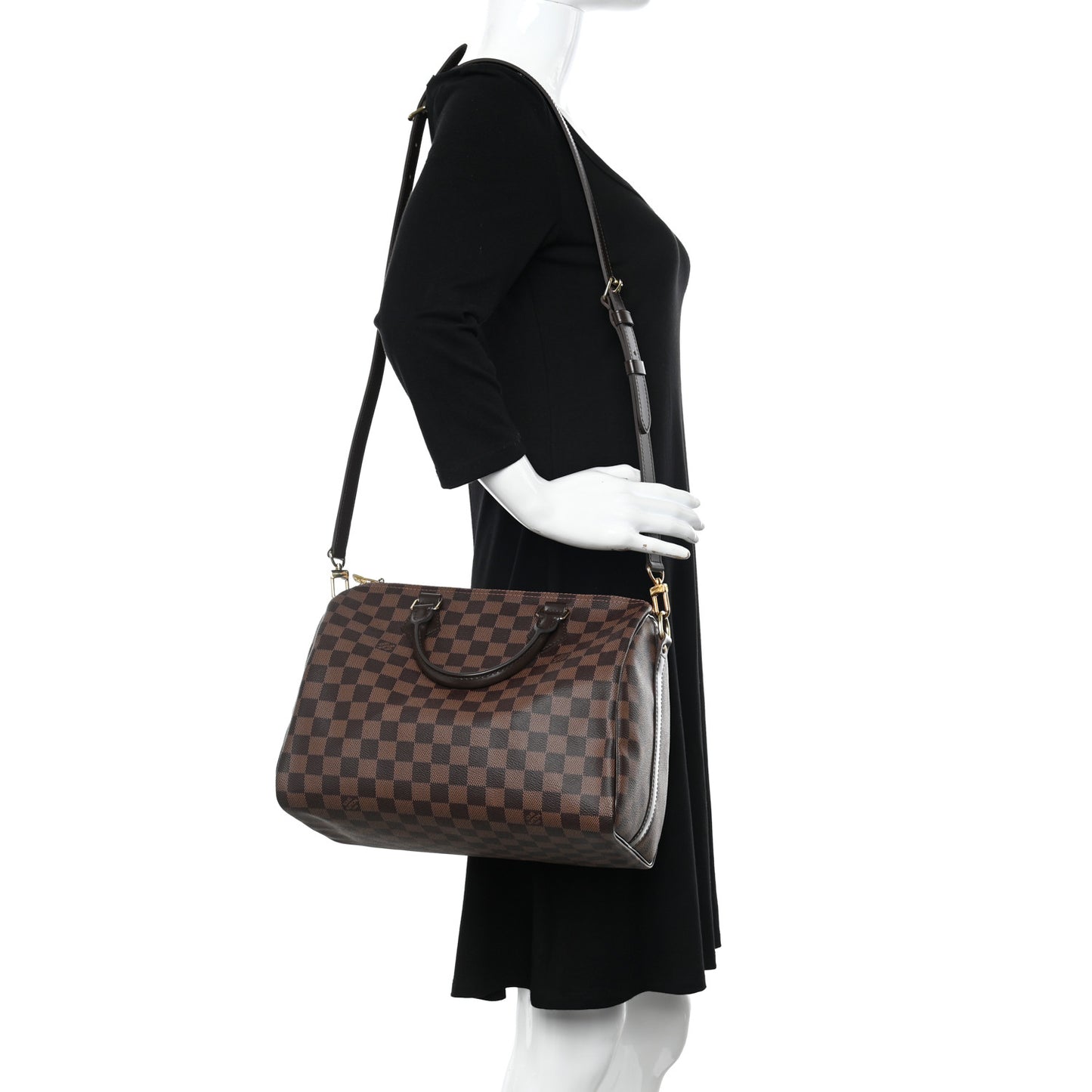 Damier Ebene Speedy Bandouliere 30