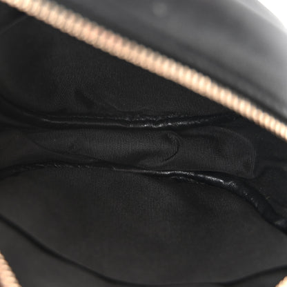 Chanel Lambskin Quilted Studded Round Clutch With Chain Black 5 of 10
