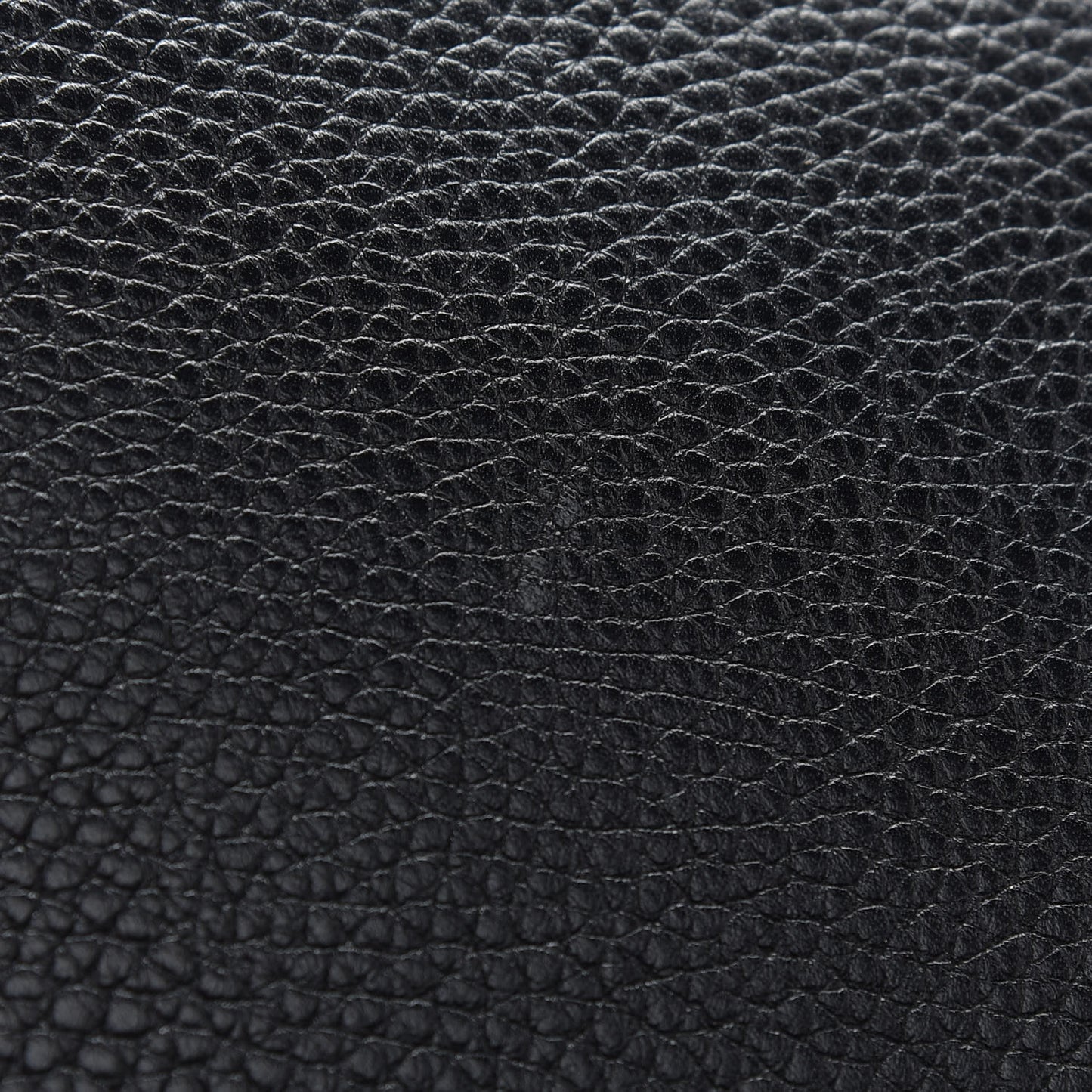 Pebbled Calfskin Medium Soho Flap Crossbody Black