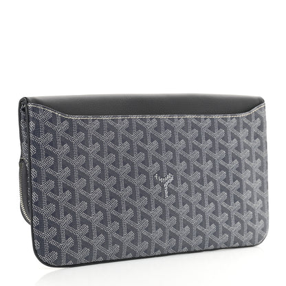 Goyard Goyardine Sainte Marie Soft Clutch Grey 6 of 10