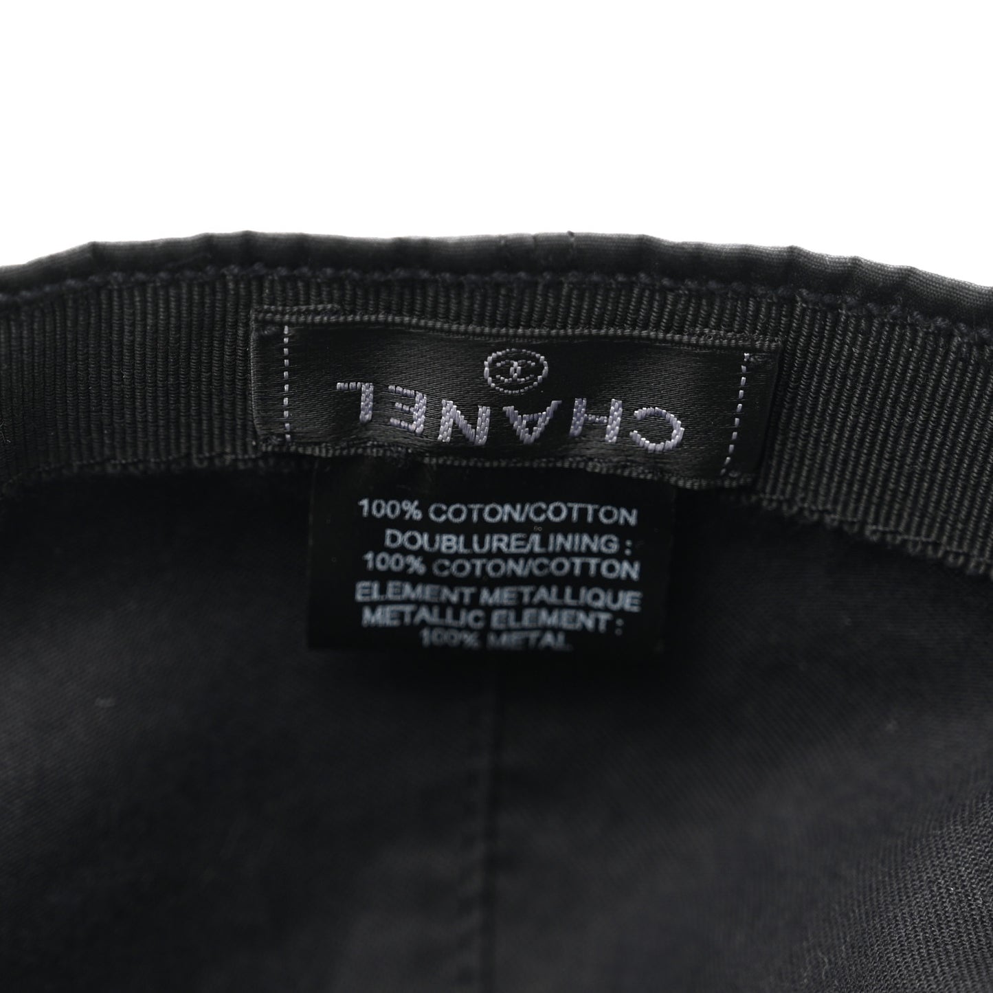 Cotton CC Cap Hat Black