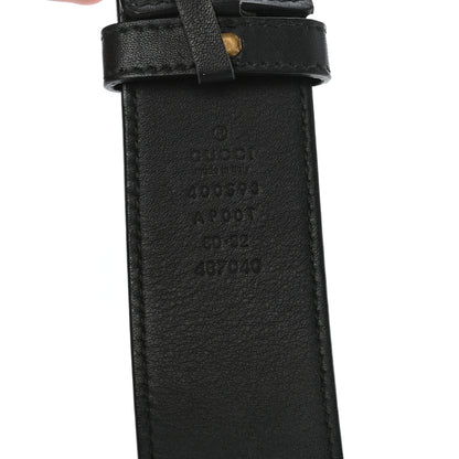 Gucci Calfskin Double G 40mm Belt 80 32 Black 3 of 4