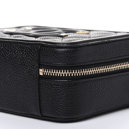 Chanel Caviar Quilted CC Filigree Vanity Clutch With Chain Black 9 of 11