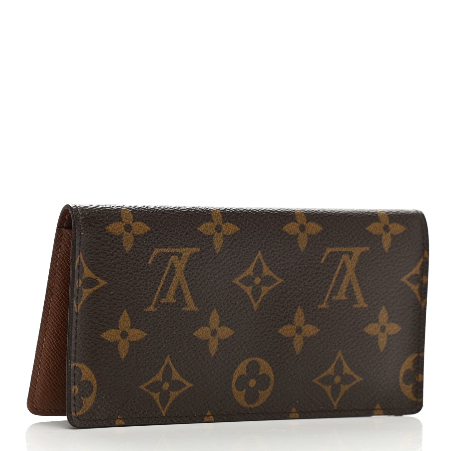 Monogram Simple Checkbook Holder Wallet Cover