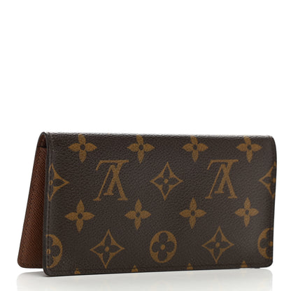 Louis Vuitton Monogram Simple Checkbook Holder Wallet Cover 3 of 7