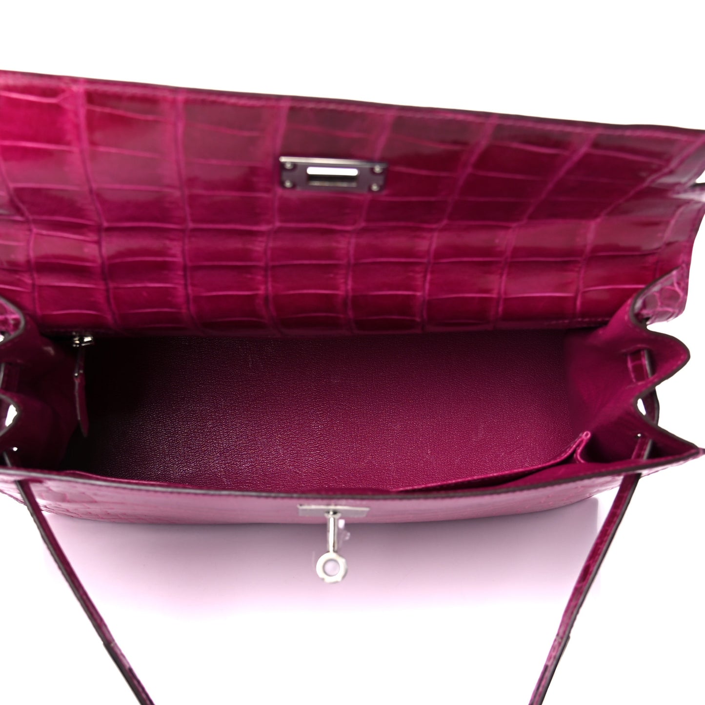 Shiny Niloticus Crocodile Kelly Sellier 32 Rose Scheherazade