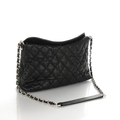 Chanel Caviar Quilted French Riviera Hobo Black 3 of 7