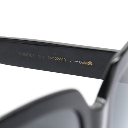 Gucci Oversized Square GG0036S Sunglasses Black 6 of 7