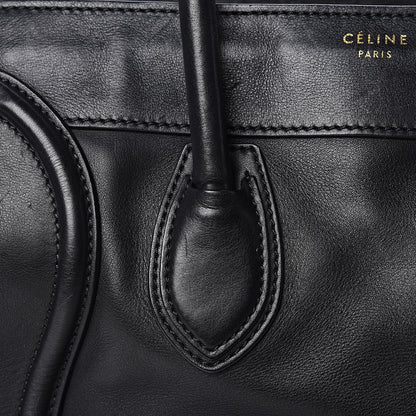 Celine Smooth Calfskin Mini Luggage Black 18 of 29
