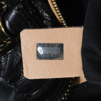 Chloe Python Medium Paraty Black 7 of 8
