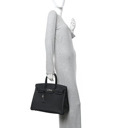 Hermes Togo Birkin 35 Black 2 of 12