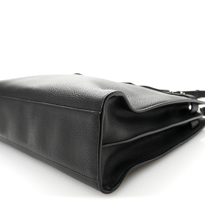 Saint Laurent Grained Calfskin Large Thin Sac De Jour Black 12 of 12