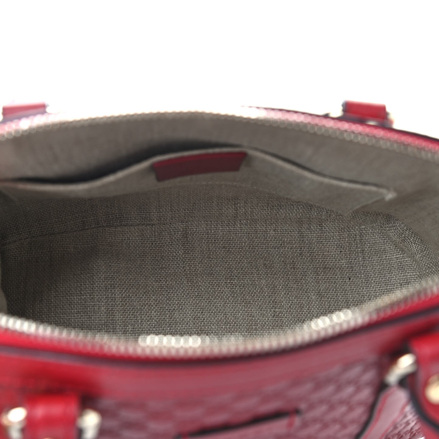 Soft Microguccissima Mini Dome Bag Rosso