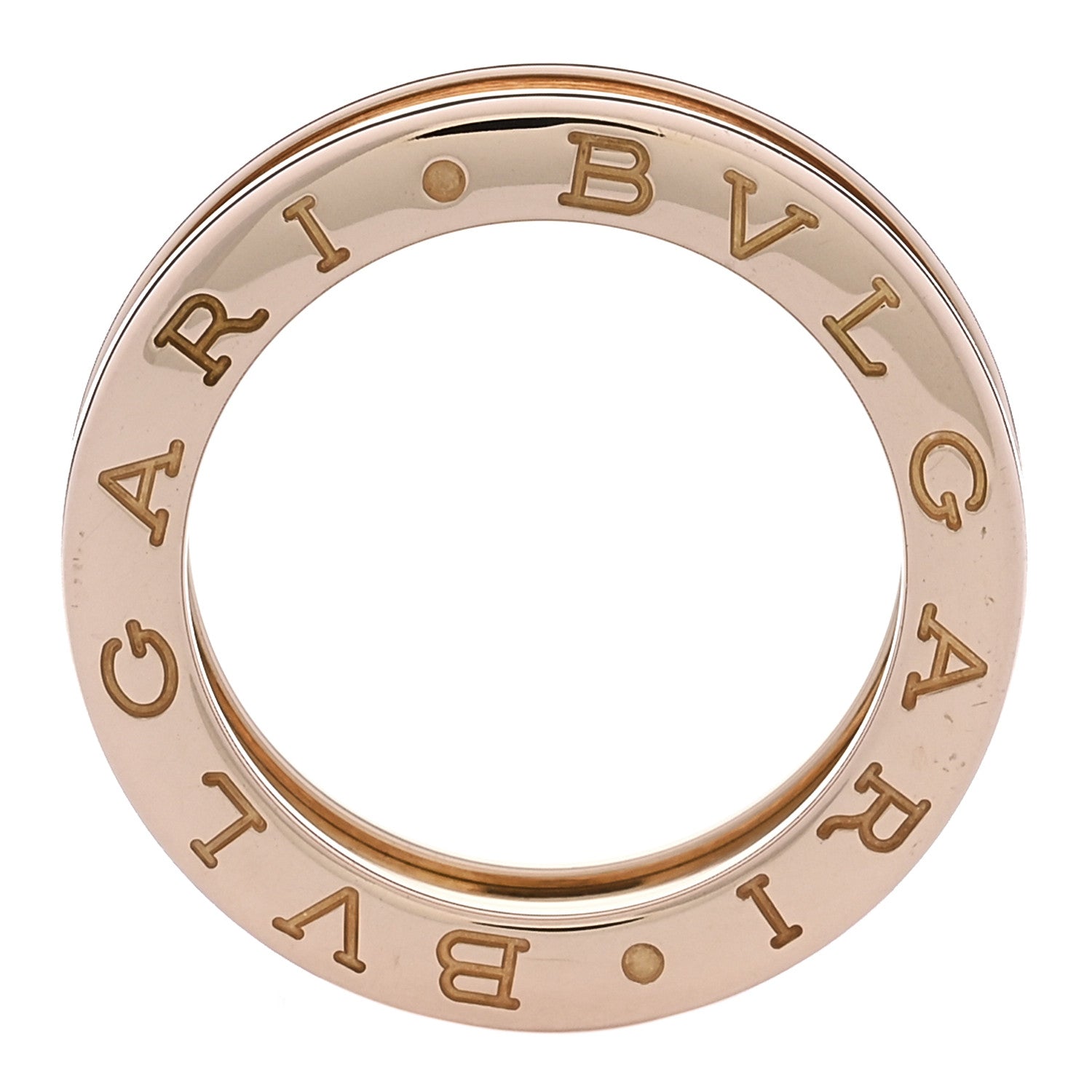 Bulgari 18K Rose Gold B.Zero1 One-Band Ring 49 5 4 of 6
