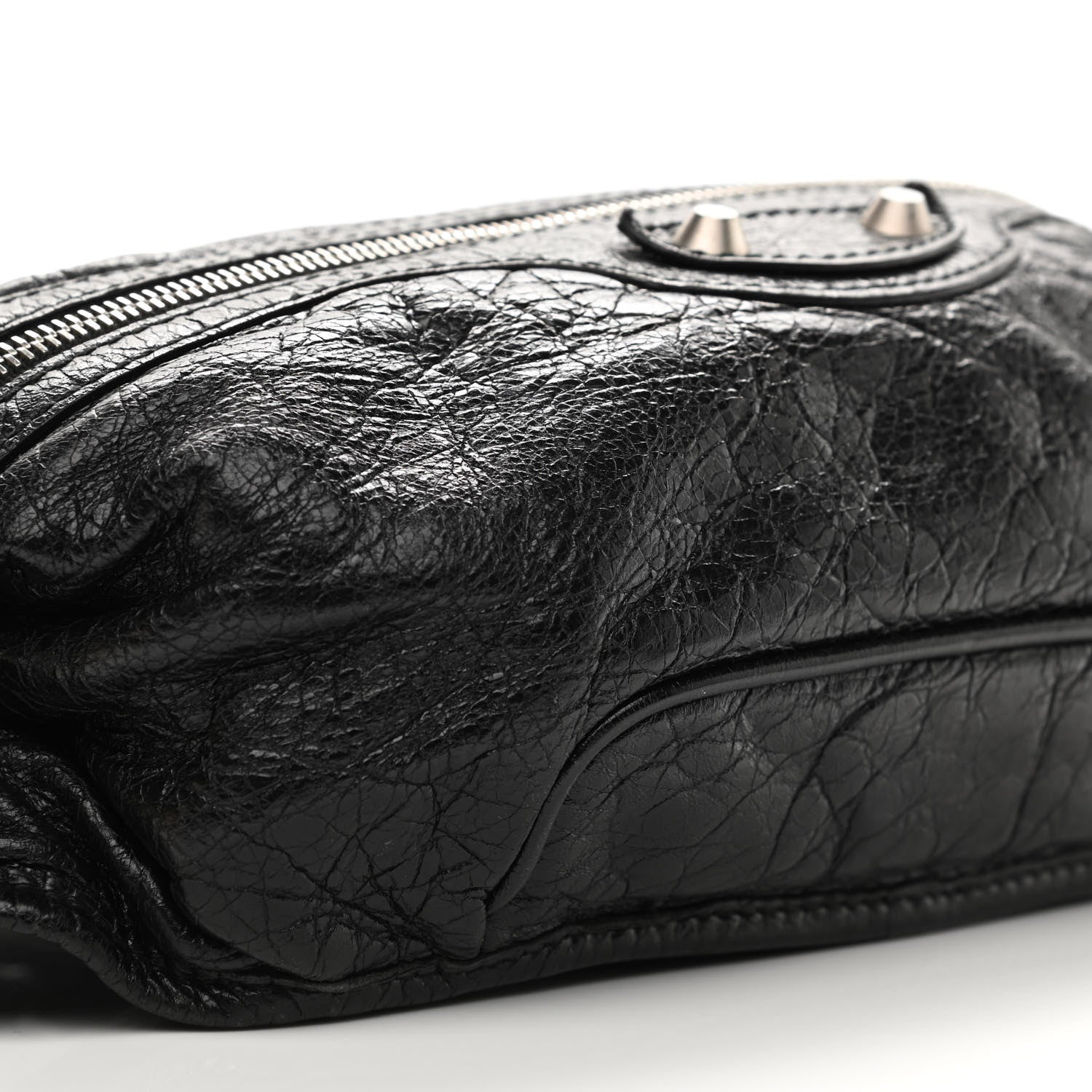 Balenciaga Lambskin Classic Hardware Neo Lift Hip Bag Black 11 of 16