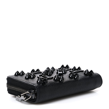 Christian Louboutin Calfskin Loubinthesky Panettone Coin Purse Black 4 of 7