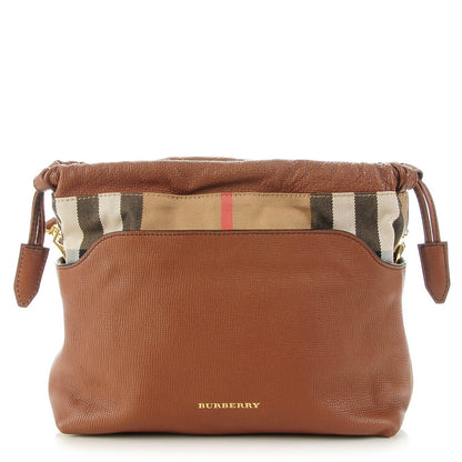Burberry Calfskin House Check Little Crush Brown Ochre 1 of 8