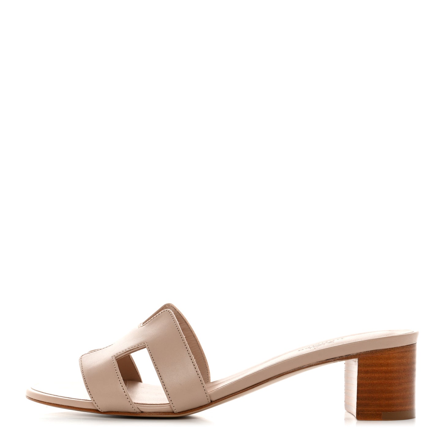 Calfskin Oasis Sandals 39 Beige Nude