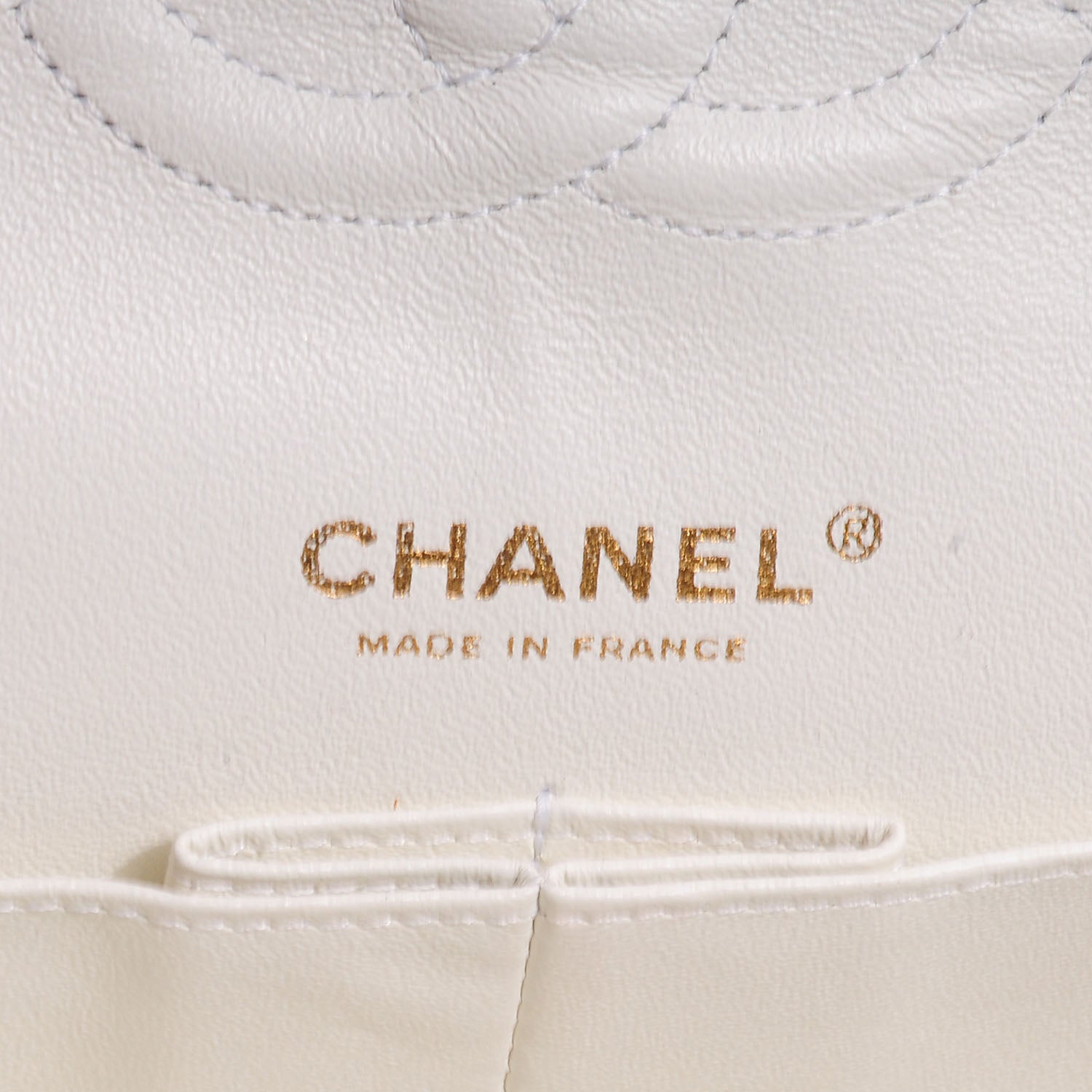 Chanel Caviar Quilted Medium Double Flap White 7 of 9