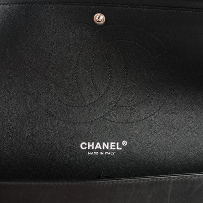 Chanel Lambskin Quilted Jumbo Double Flap So Black 9 of 12