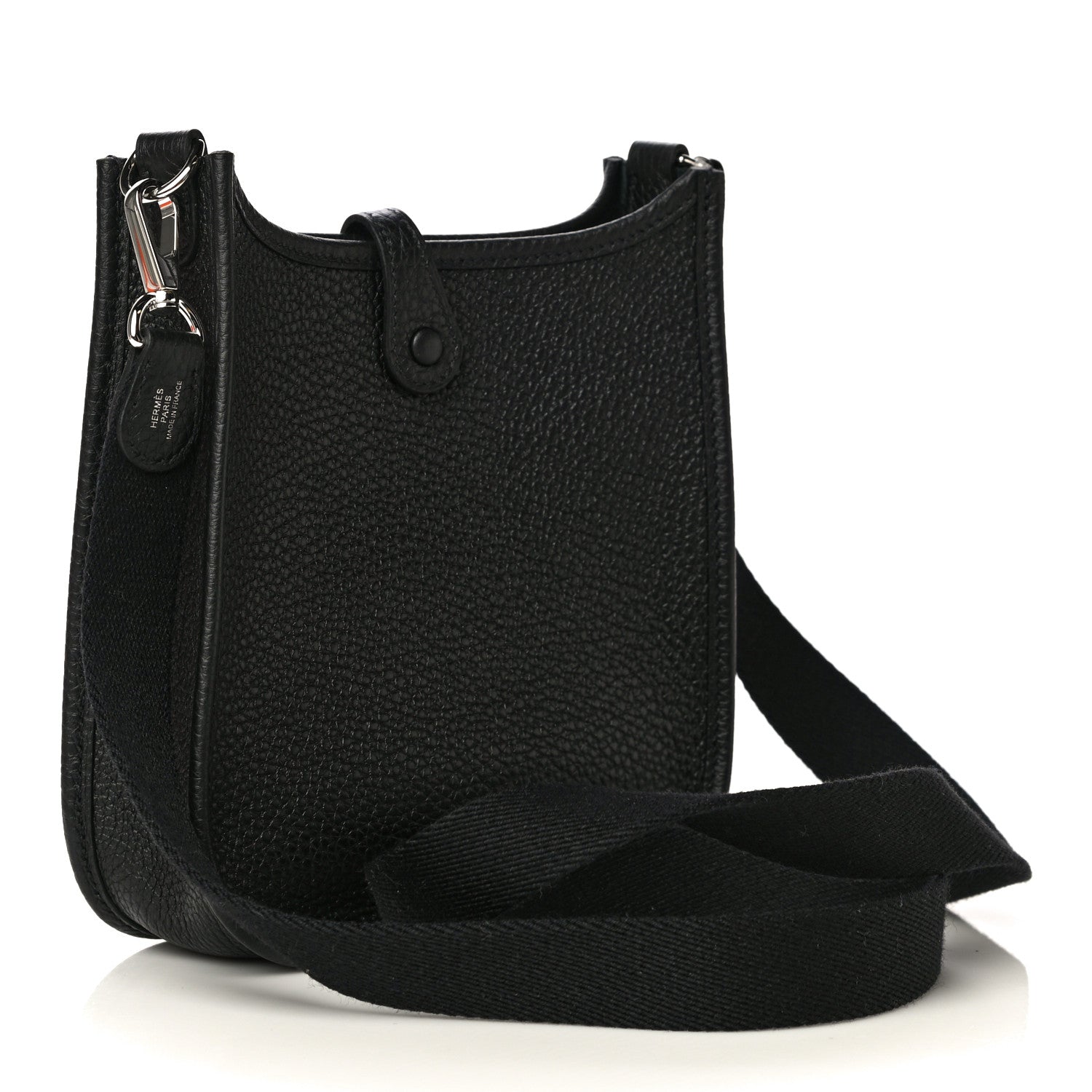 Hermes Taurillon Clemence Evelyne TPM Black 4 of 19