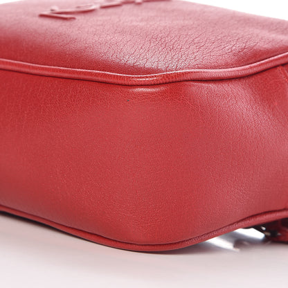 Saint Laurent Lambskin Monogram Lou Belt Bag Red 10 of 10
