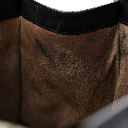 Gucci GG Supreme Monogram Medium Padlock Tote Black 14 of 19