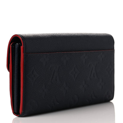 Louis Vuitton Empreinte Sarah Wallet NM Marine Rouge 3 of 9