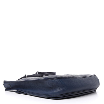 Hermes Taurillon Clemence Evelyne III PM Bleu Thalassa 4 of 14