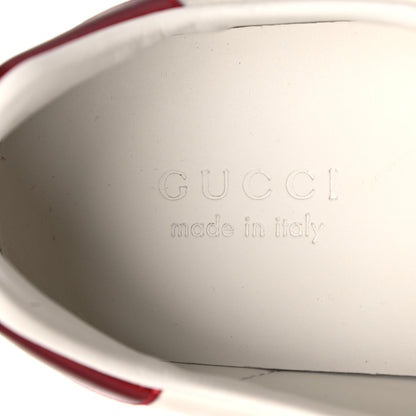 Gucci Distressed Calfskin Mens Ace Blade Sneakers 11 White 7 of 23