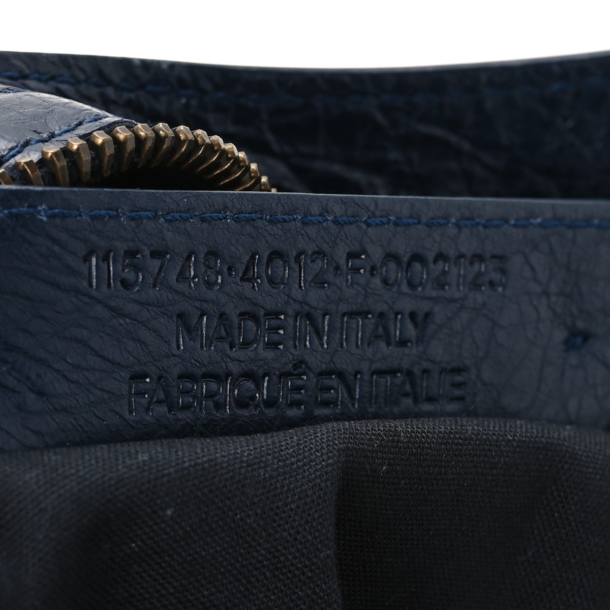 Balenciaga Agneau Classic Hardware City Bleu Obscur 8 of 11
