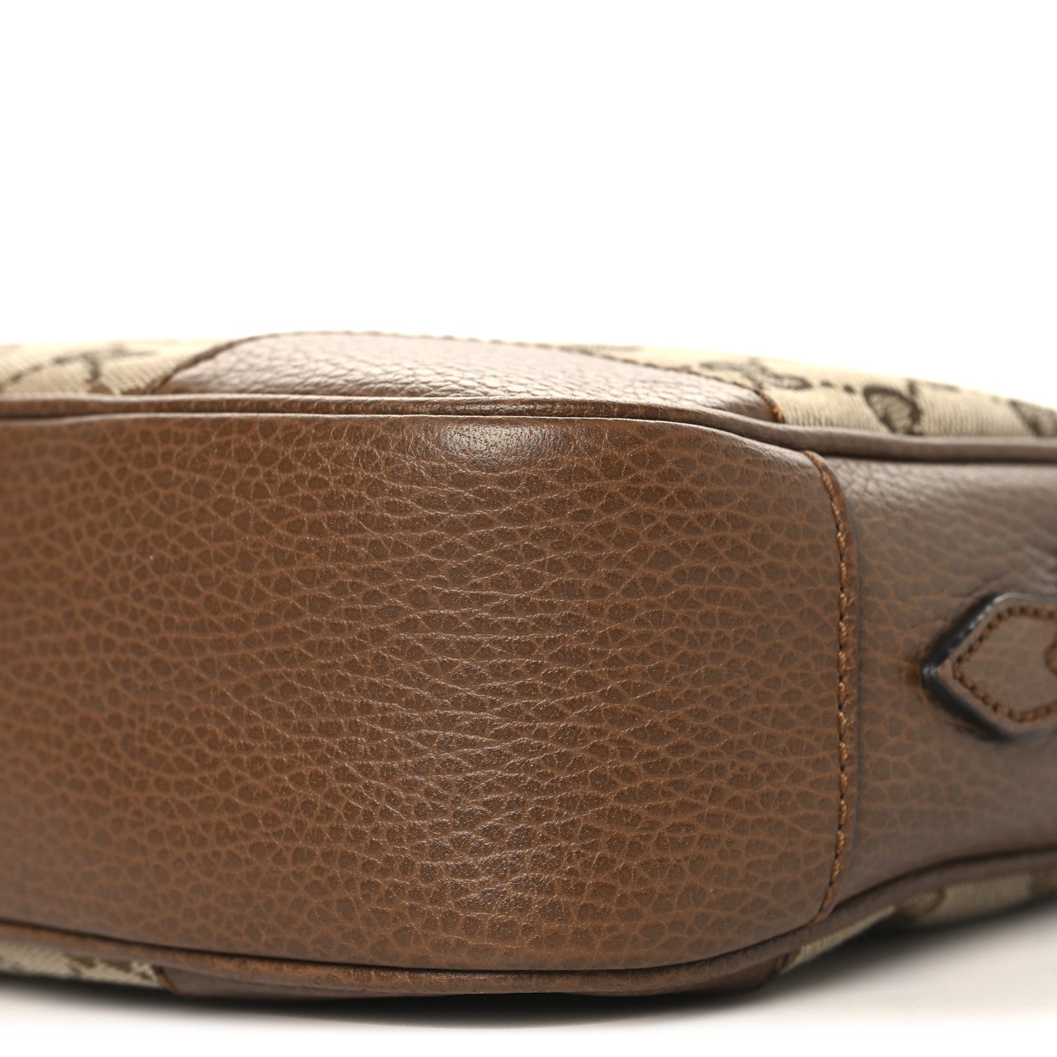 Gucci Monogram Mini Bree Messenger Bag Beige Tabacco 10 of 11