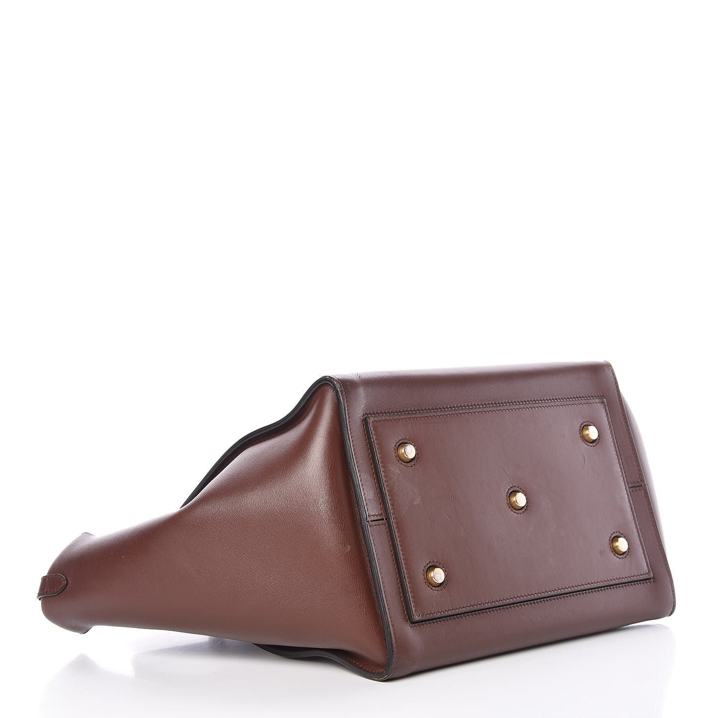 Natural Calfskin Medium Tie Knot Tote Acajou