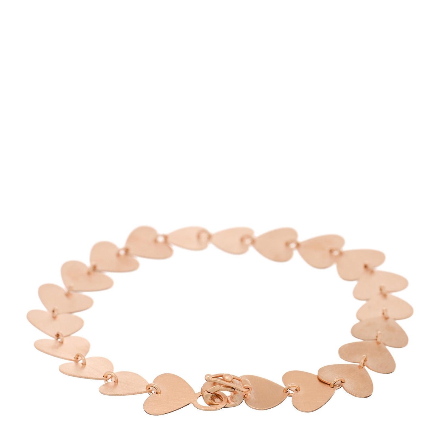 18K Rose Gold Small Classic Love Link Bracelet