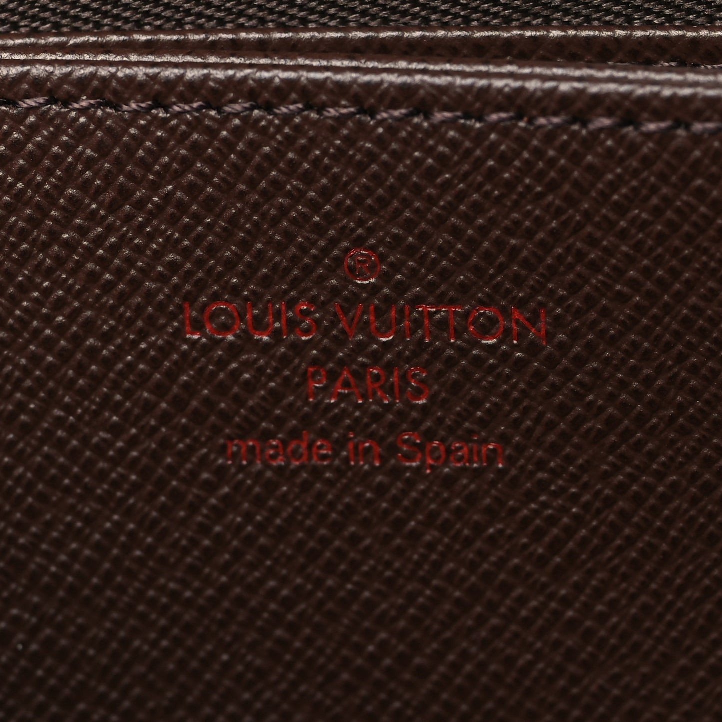 Damier Ebene Zippy Wallet