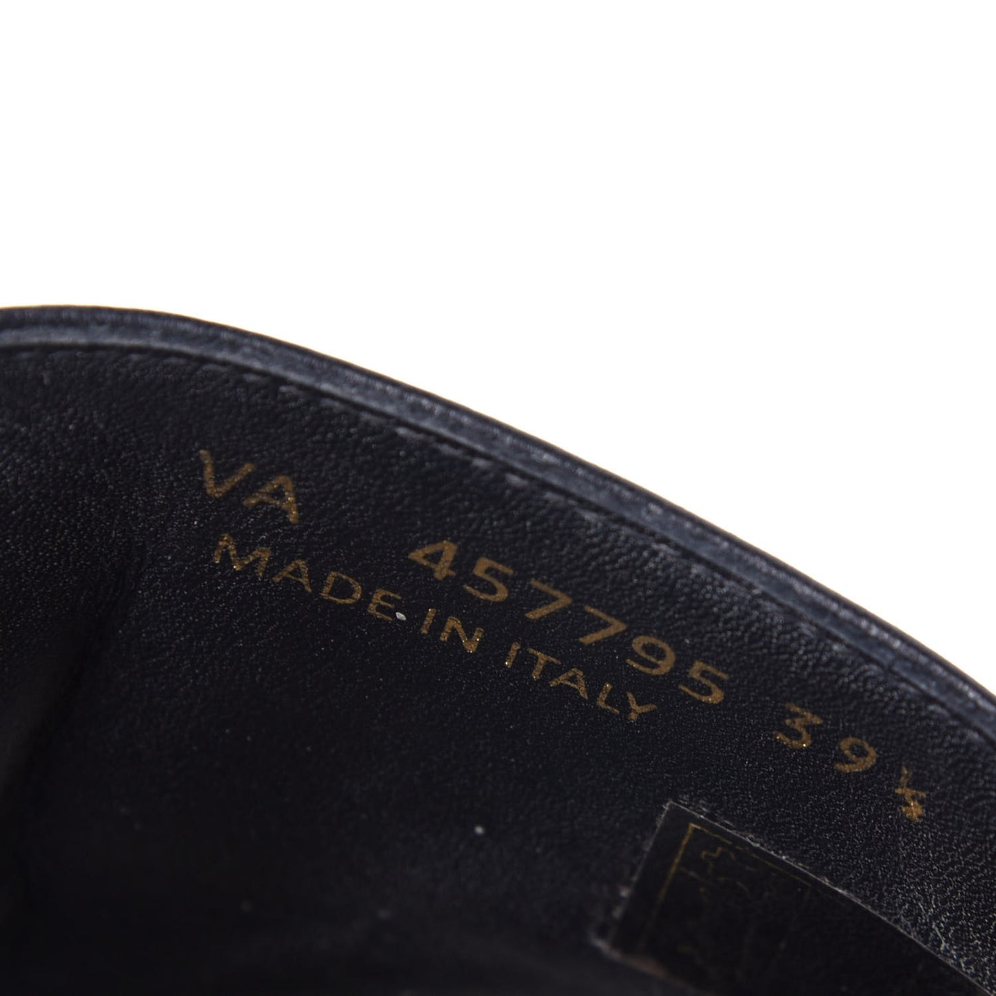 Lambskin Joan Slide Sandals 39.5 Black