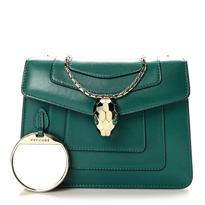 Bulgari Calfskin Serpenti Forever Crossbody Bag Emerald Green 1 of 10