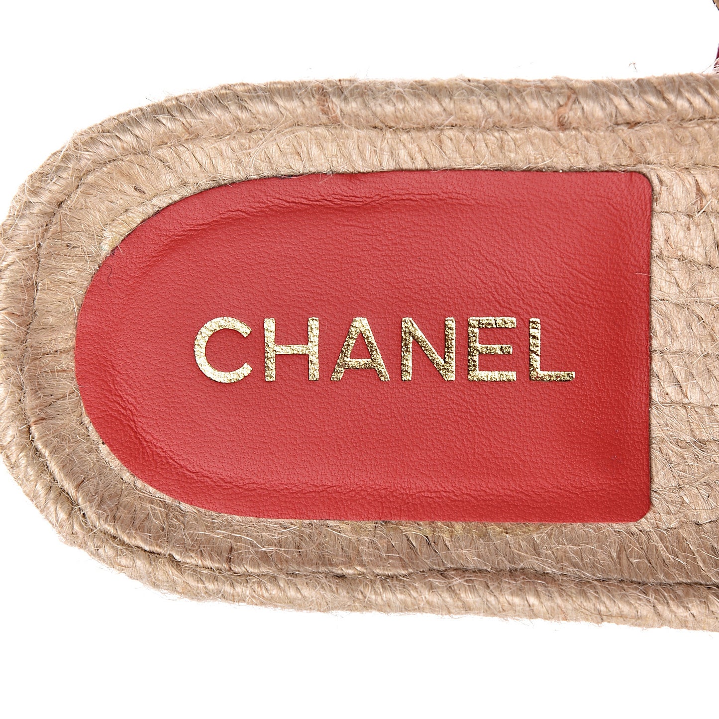 Lambskin Mules Elastic 41 Red