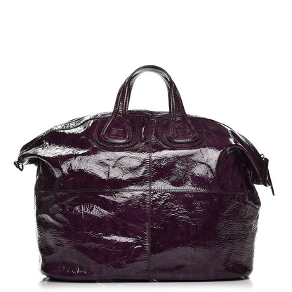 Givenchy Crinkled Patent Large Nightingale Purple 1 of 8