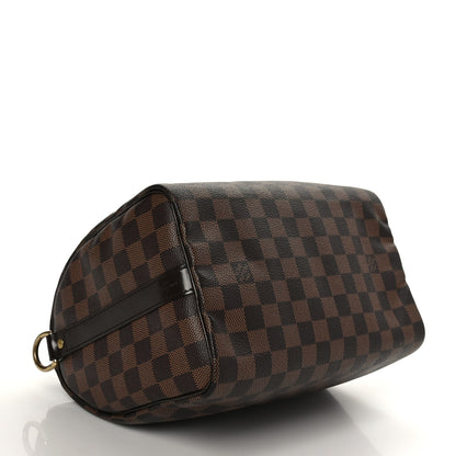 Louis Vuitton Damier Ebene Speedy Bandouliere 25 4 of 12