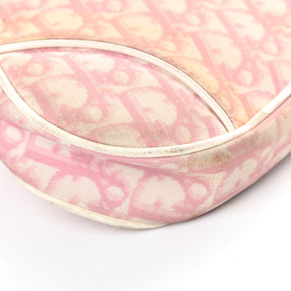 Christian Dior Monogram Mini Saddle Pochette Pink 9 of 18