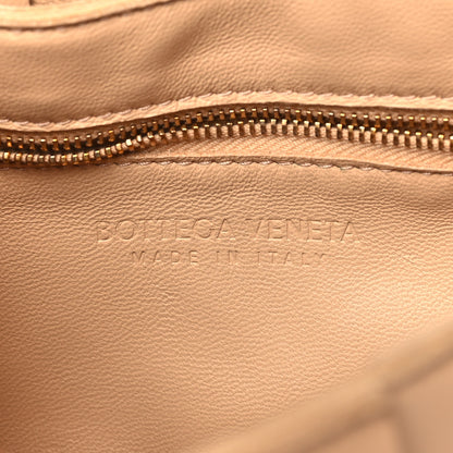 Bottega Veneta Lambskin Maxi Intrecciato Cassette Crossbody Bag Porridge 6 of 8