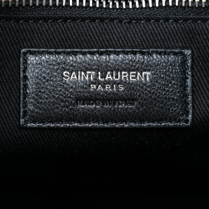 Saint Laurent Grained Calfskin Sac De Jour Souple Duffle 36H Asphalt Black 8 of 9