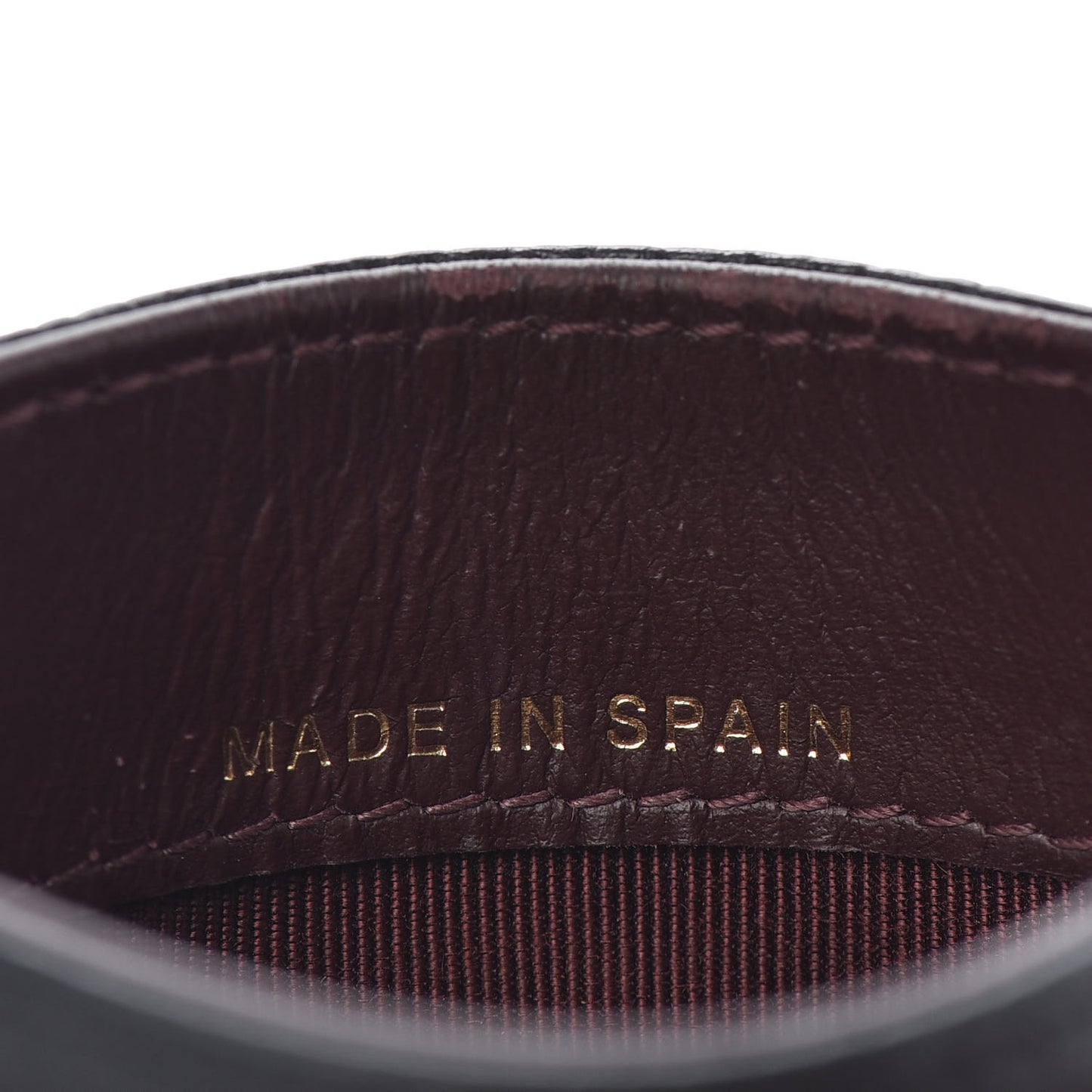 Caviar Quilted Card Holder Black