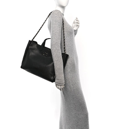 Chanel Caviar Stitched Large Lady Coco Shopping Tote Black 2 of 10