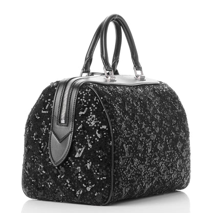 Louis Vuitton Sequin Monogram Sunshine Express Speedy Black 3 of 7
