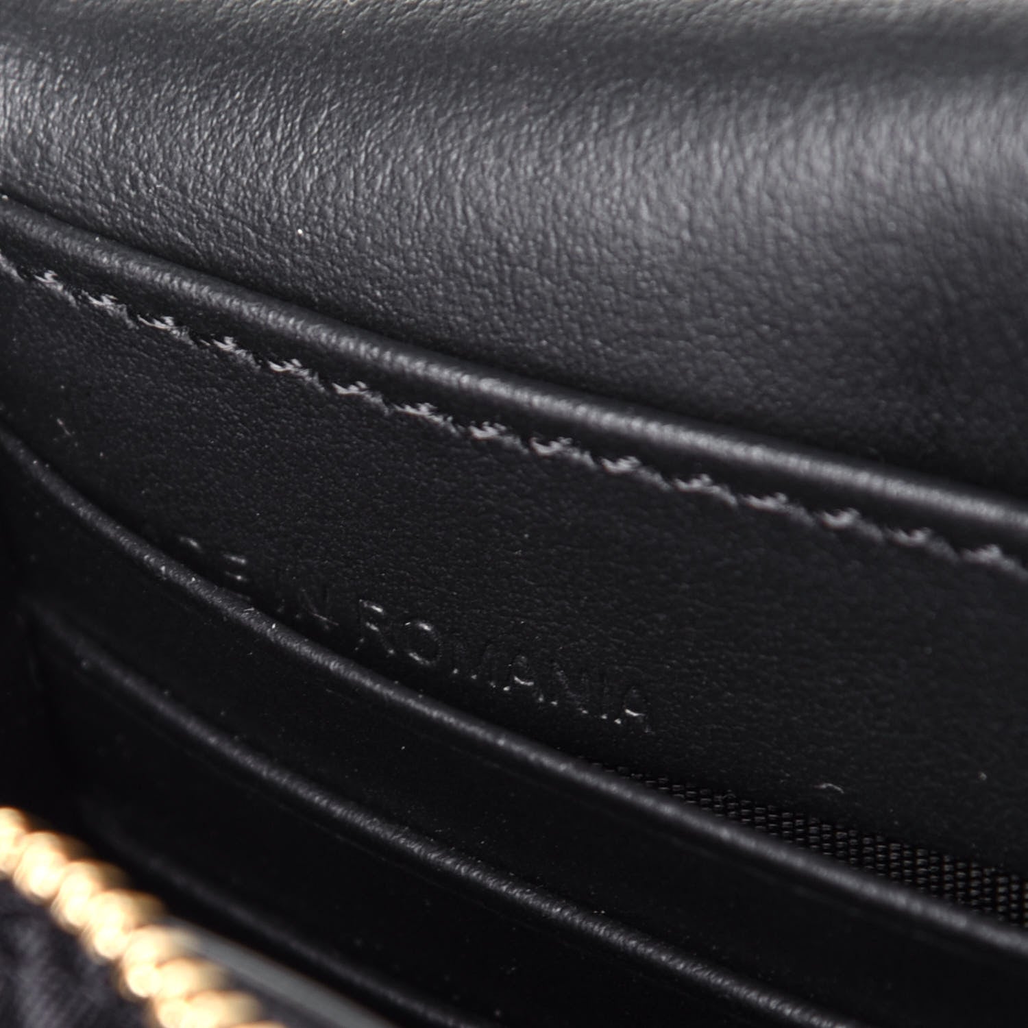 Burberry Derby Calfskin House Check Wallet On Chain Black 7 of 11