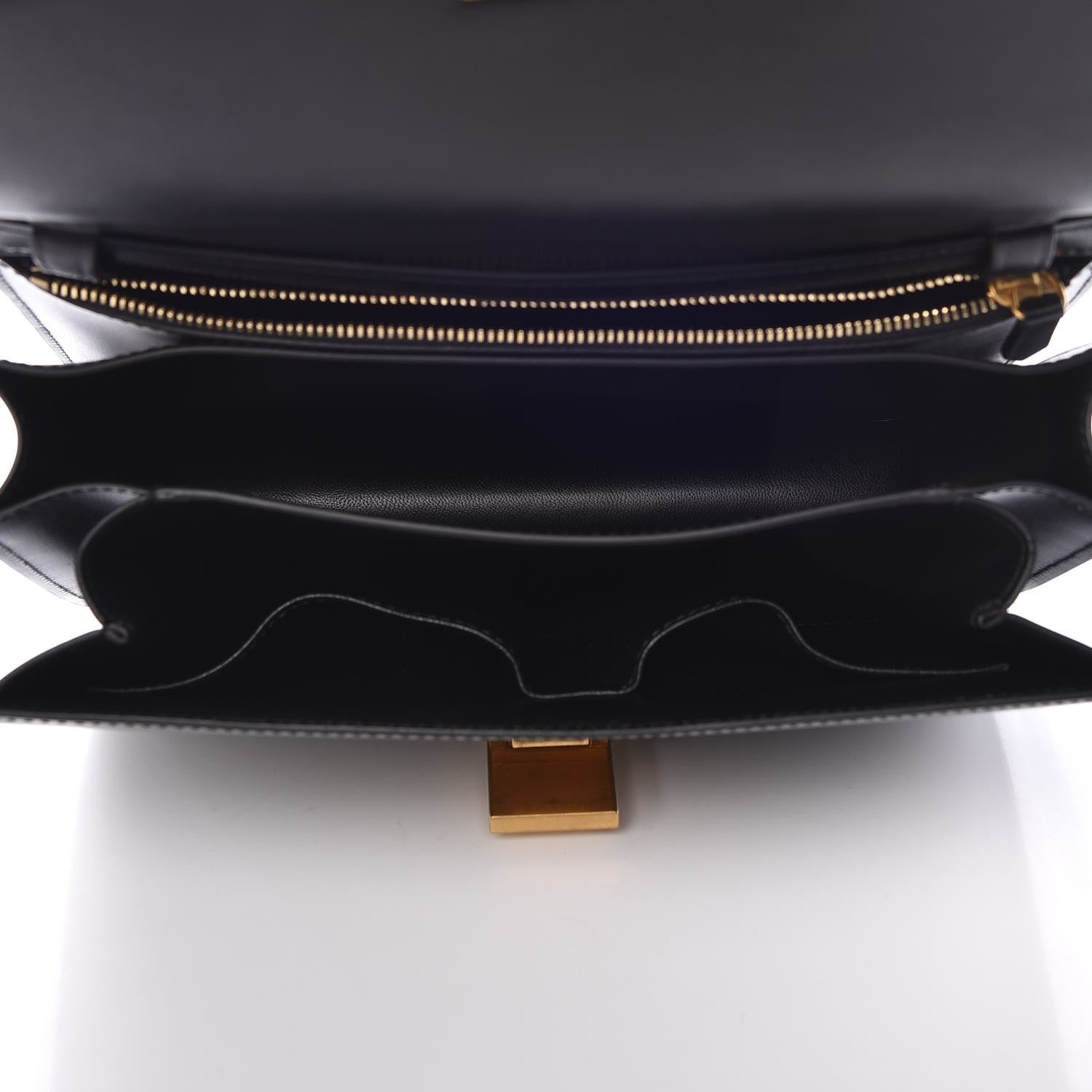 Celine Box Calfskin Medium Classic Box Flap Bag Black 5 of 7