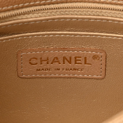 Chanel Pearly Caviar Quilted Mini Rectangular Flap Gold 6 of 12